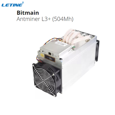 Mineur utilisé d'occasion de LTC Scrypt de doge d'Antminer L3+ L3++ 504Mh 600MH