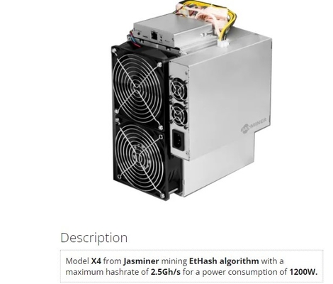 mineur Ethash Ethernet Interface de 75db 1200W 2.5Gh/S Asic