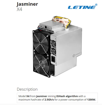 serveur 1200W 75db de 2.5Gh/S Sunlune Jasminer X4 Etchash