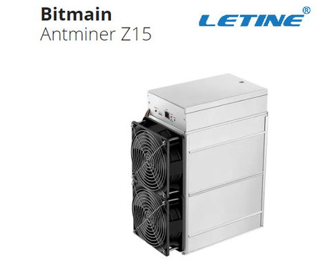 Mineur d'Asic Bitmain Antminer Z15 420ksol/s pour le mien de la pièce de monnaie de silence de ZEC en stock