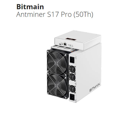 Mineur BTC BTH de la machine d'abattage de Bitmain Asic AntminerS17 53T 2385W BTC S17 S17+ Asic