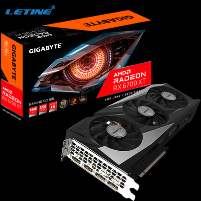 Mineur Graphic Card RX6900XT AMD Radeon RX 6800 XT 6700XT 6600XT 5700XT de 12GB GDDR6 XFX