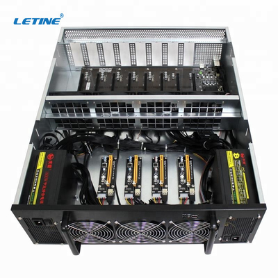 8 carte graphique de la carte graphique 2gb Gddr5 du costume 4g de carte mère d'exploitation de Rig For Ltc Zec Dogecoin 12 Gpu d'exploitation de GPU 6 GPU etc.