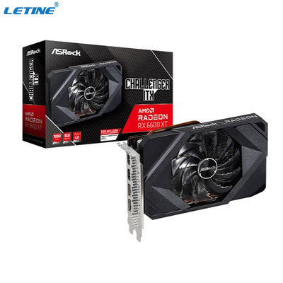 Carte GDDR6 graphique pour la carte graphique d'ordinateur de bureau d'ITX 8GB de challengeur d'Asrock Radeon RX 6600 XT d'exploitation