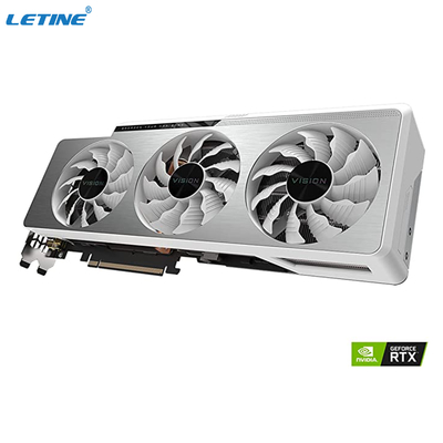 Cartes graphiques d'OC 10G de VISION de LHR Nvidia Graphic Card Gigabyte GeForce RTX 3080 pour le jeu