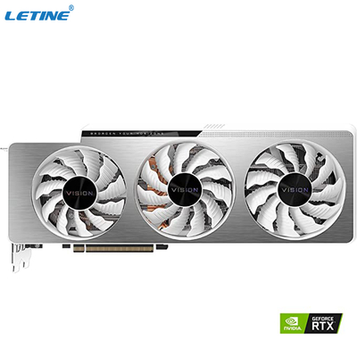Cartes graphiques d'OC 10G de VISION de LHR Nvidia Graphic Card Gigabyte GeForce RTX 3080 pour le jeu