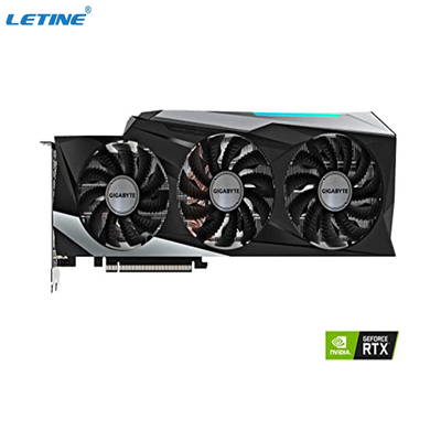 Fans de la carte graphique 3 WINDFORCE d'OC 12G de jeu de GeForce RTX 3080 de gigaoctet