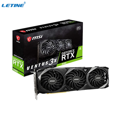 Cartes graphiques de l'interface 8gb de Graphic Card HDMI de mineur de MSI GeForce RTX 3080 VENTUS 3X 10GB GDDR6X