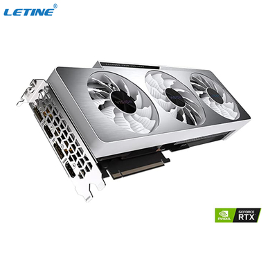 Carte graphique du rtx 3070 argentés d'OC 8G de vision de Ti de GeForce RTX 3070 de GIGAOCTET de Graphic Card de mineur de couleur