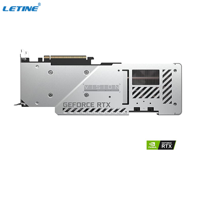 Carte graphique du rtx 3070 argentés d'OC 8G de vision de Ti de GeForce RTX 3070 de GIGAOCTET de Graphic Card de mineur de couleur