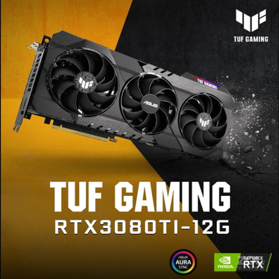 Carte graphique 3080TI ASUS TUF-RTX3080TI-12G d'exploitation de LTC ZEC pour le mineur de GPU