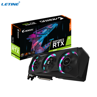 Carte graphique de l'ÉLITE 8gb de Ti du GIGAOCTET AORUS GeForce RTX 3060 de carte vidéo de LHR 3060ti