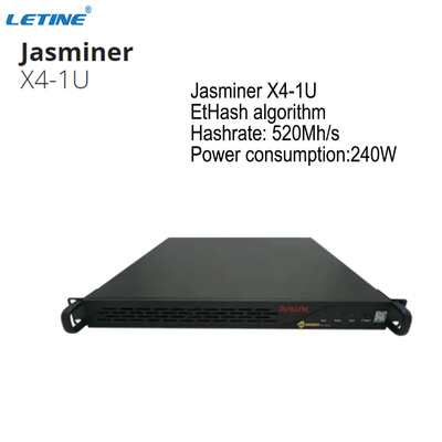 L'abattage d'Ethash ETH etc. Asic machine le mineur de Jasminer X4 1U 520MH 240W Ethereum