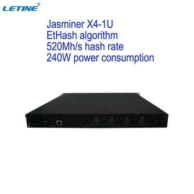 L'abattage d'Ethash ETH etc. Asic machine le mineur de Jasminer X4 1U 520MH 240W Ethereum
