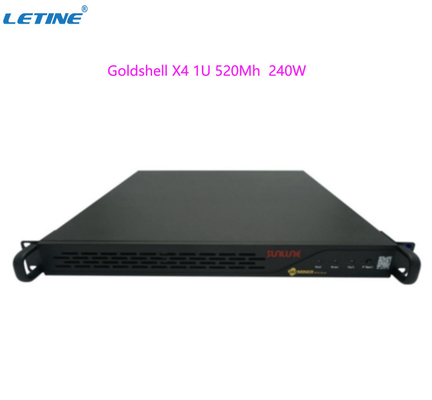 Exploitation ETH etc. de Jasminer X4-C 1U 450Mh/S de mineur de maison d'algorithme d'EtHash crypto