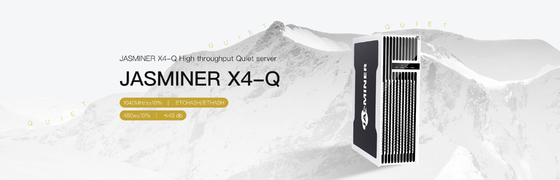 Mineur standard 1040mh 480W 40db EtHash Algo de Jasminer X4-Q 3U caché montant des oreilles