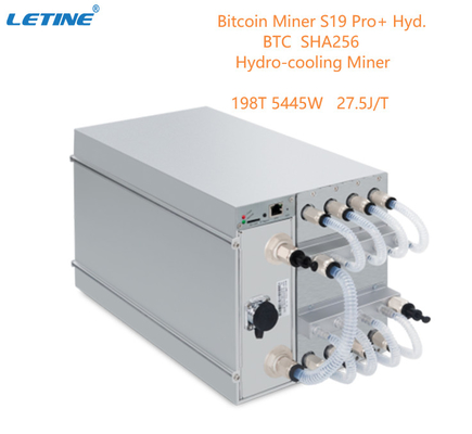 L'hydraulique de refroidissement hydraulique 198Th 27.5W/T de BTC Asic Antminer Bitmain Antminer S19 Pro+
