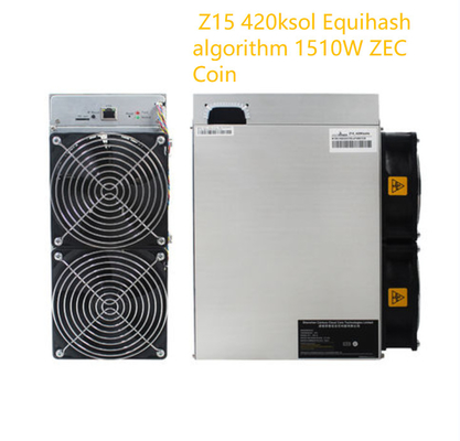 Machine d'abattage de pièce de monnaie de l'algorithme ZEC d'Equihash Bitmain Antminer Z15 420ksol 1510W