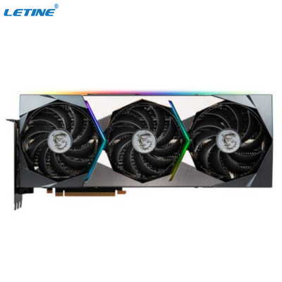 Le mineur Graphic Card RTX 3090TI Msi SUPRIM X 24GB GDDR6X 384 de 3 fans a mordu 480W