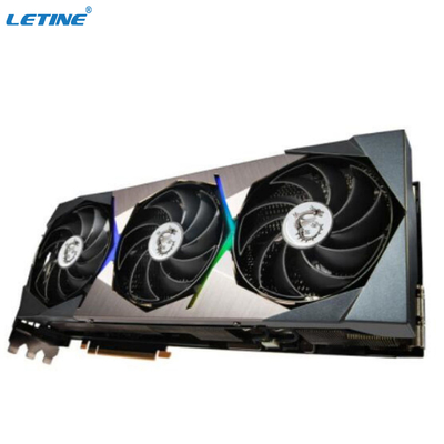 Le mineur Graphic Card RTX 3090TI Msi SUPRIM X 24GB GDDR6X 384 de 3 fans a mordu 480W