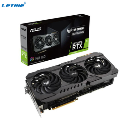 Carte vidéo de la carte graphique de JEU 24G d'ASUS TUF RTX 3090 GDDR6X