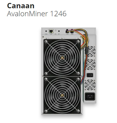 3420W Avalon Asic Miner Avalon 1246 quatre-vingt-dixième quatre-vingt-dix-septième algorithmes de SHA 256