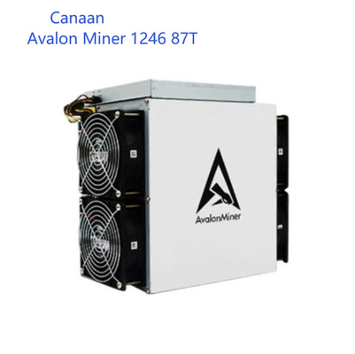 Algorithme de Canaan Avalon 1246 87T SHA 256 de mineur d'A1246 87T BTC Asic