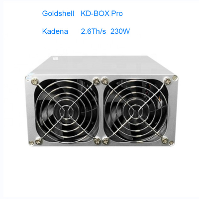 Le Th Goldshell KD de Hashrate 2,6 ENFERMENT DANS UNE BOÎTE le pro mineur de extraction de maison de la pièce de monnaie 230W de Kadena crypto