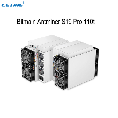De Bitcoin Asic de mineur pro 110t BTC S19PRO S19J PRO 104T 100T 96T crypto serveur de extraction de Machine Bitmain Antminer S19